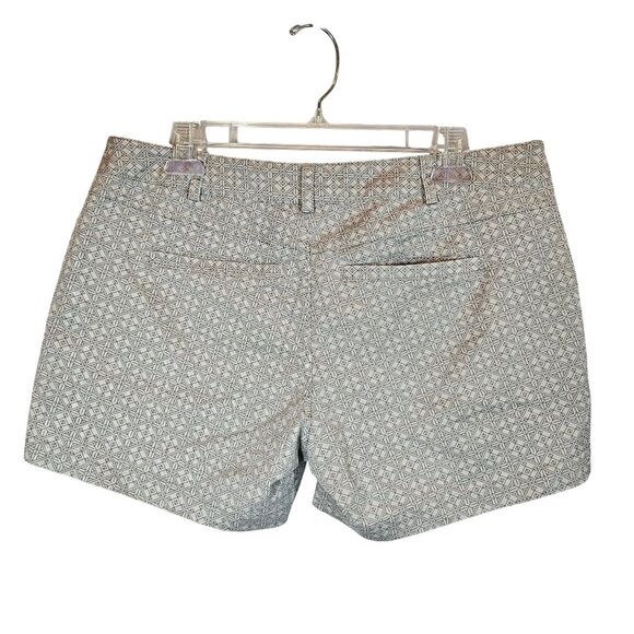 Mondetta Womens Large Patterned Cotton Blend Shorts Gray pockets casual stretch - Picture 2 of 11